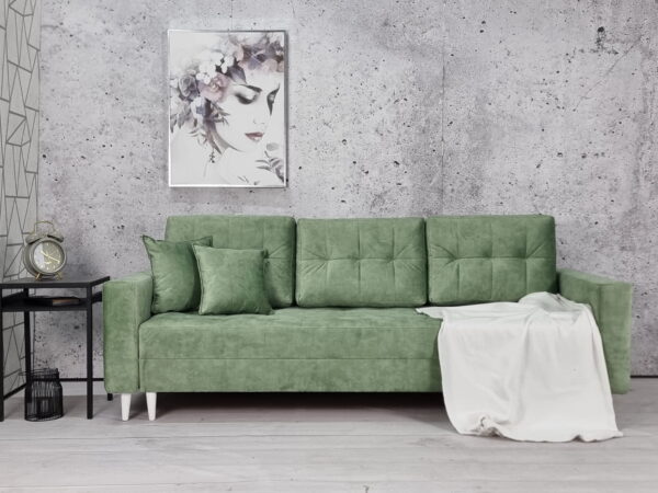 Kanapa/Sofa PORTO. Pufa w zestawie. Styl Skandynawski. Pianka HR Gratis! - obrazek 16