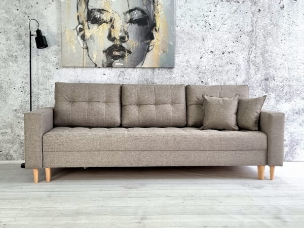 Kanapa/Sofa PORTO. Pufa w zestawie. Styl Skandynawski. Pianka HR Gratis! - obrazek 19