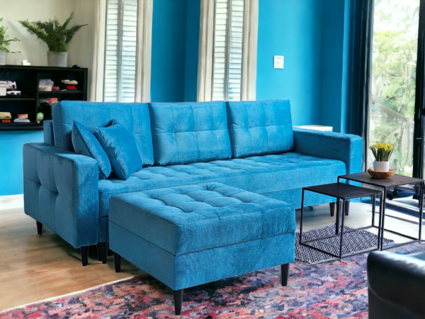 Kanapa/Sofa PORTO. Pufa w zestawie. Styl Skandynawski. Pianka HR Gratis! - obrazek 22