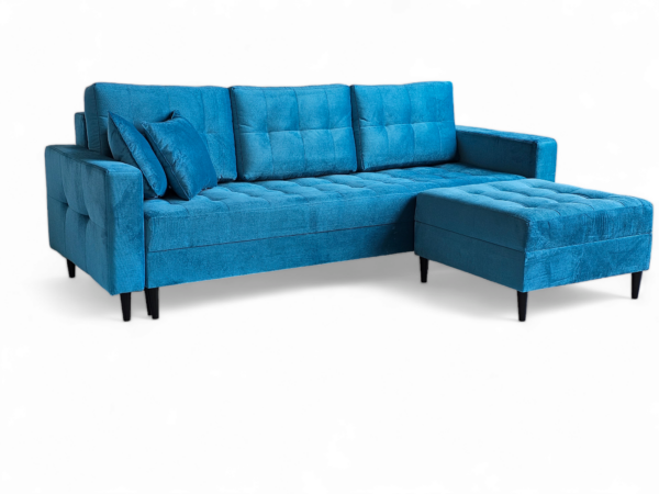 Kanapa/Sofa PORTO. Pufa w zestawie. Styl Skandynawski. Pianka HR Gratis! - obrazek 23