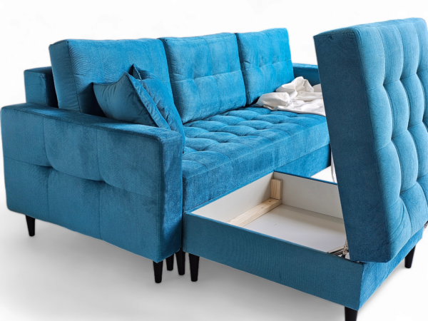 Kanapa/Sofa PORTO. Pufa w zestawie. Styl Skandynawski. Pianka HR Gratis! - obrazek 25