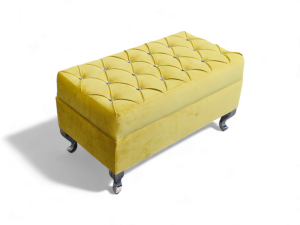 BIANCO. Pufa w stylu Glamour. 75x40cm! - obrazek 6
