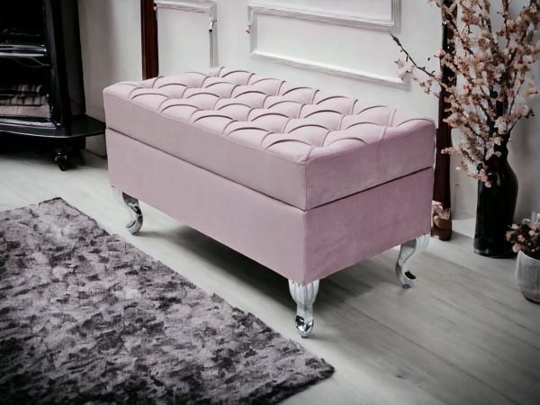 BIANCO. Pufa w stylu Glamour. 75x40cm! - obrazek 7
