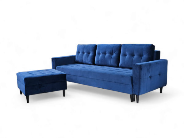 Kanapa/Sofa PORTO. Pufa w zestawie. Styl Skandynawski. Pianka HR Gratis! - obrazek 27