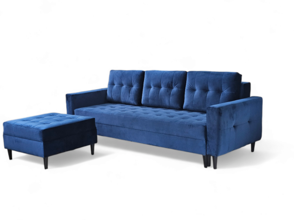 Kanapa/Sofa PORTO. Pufa w zestawie. Styl Skandynawski. Pianka HR Gratis! - obrazek 28